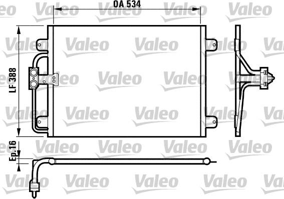 Valeo 817197 - Kondensators, Gaisa kond. sistēma ps1.lv