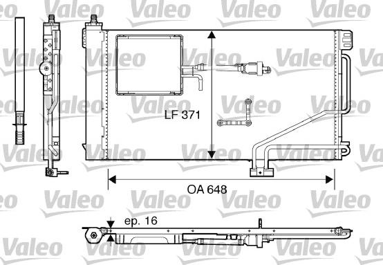 Valeo 817849 - Kondensators, Gaisa kond. sistēma ps1.lv