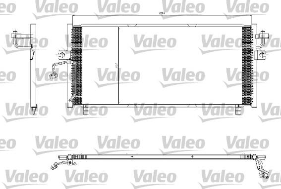 Valeo 817253 - Kondensators, Gaisa kond. sistēma ps1.lv