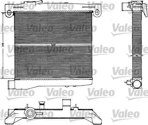 Valeo 883428 - Radiators, Motora dzesēšanas sistēma ps1.lv