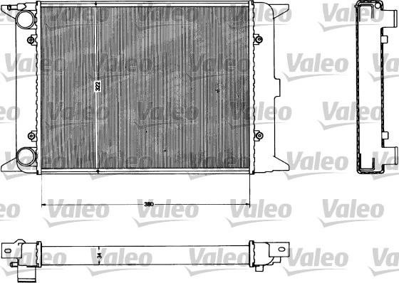 Valeo 883422 - Radiators, Motora dzesēšanas sistēma ps1.lv