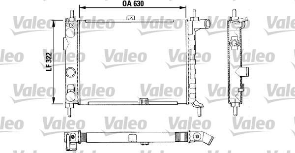 Valeo 883858 - Radiators, Motora dzesēšanas sistēma ps1.lv