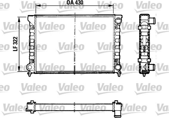 Valeo 883869 - Radiators, Motora dzesēšanas sistēma ps1.lv