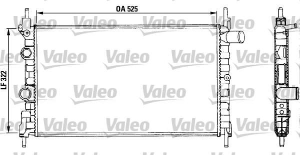 Valeo 883880 - Radiators, Motora dzesēšanas sistēma ps1.lv