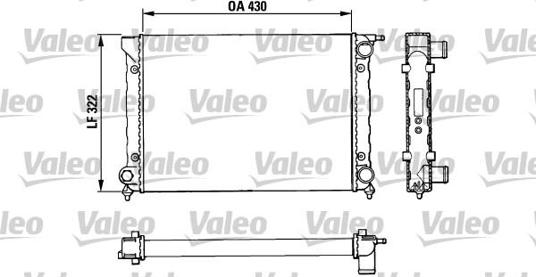 Valeo 883820 - Radiators, Motora dzesēšanas sistēma ps1.lv