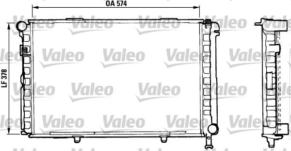 Valeo 883876 - Radiators, Motora dzesēšanas sistēma ps1.lv