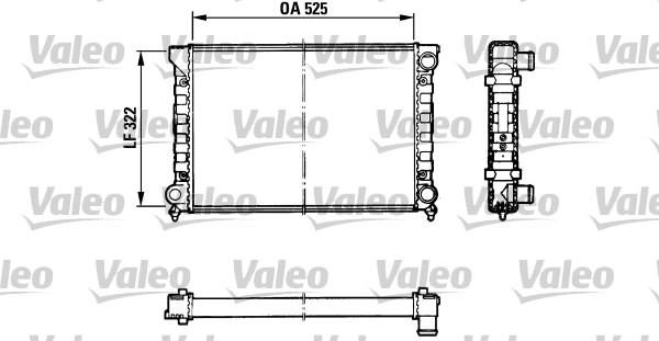 Valeo 883870 - Radiators, Motora dzesēšanas sistēma ps1.lv