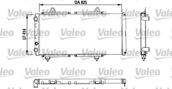 Valeo 883765 - Radiators, Motora dzesēšanas sistēma ps1.lv