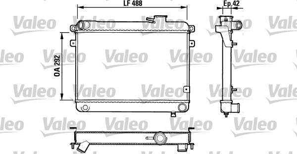 Valeo 883762 - Radiators, Motora dzesēšanas sistēma ps1.lv