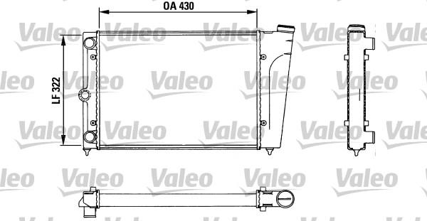 Valeo 883718 - Radiators, Motora dzesēšanas sistēma ps1.lv