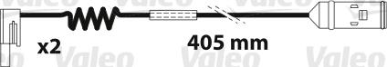 Valeo 882331 - Indikators, Bremžu uzliku nodilums ps1.lv