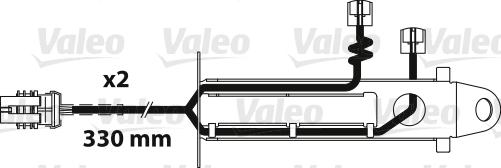 Valeo 882329 - Indikators, Bremžu uzliku nodilums ps1.lv