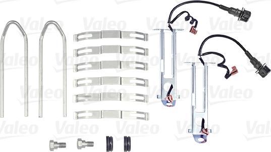 Valeo 882223 - Bremžu uzliku kompl., Disku bremzes ps1.lv