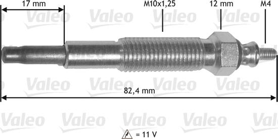 Valeo 345 199 - Kvēlsvece ps1.lv