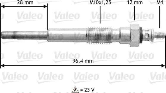 Valeo 345 198 - Kvēlsvece ps1.lv