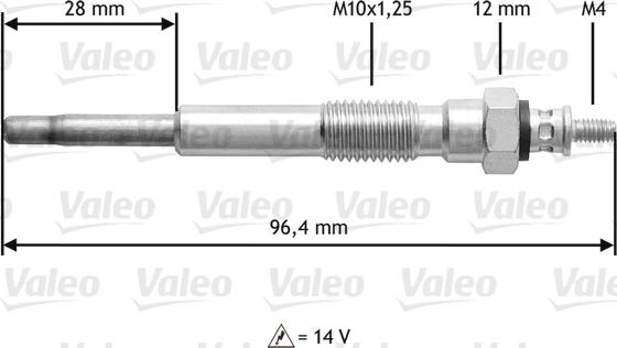 Valeo 345193 - Kvēlsvece ps1.lv