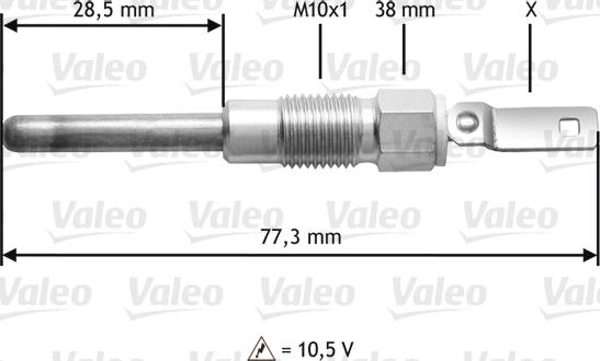 Valeo 345197 - Kvēlsvece ps1.lv