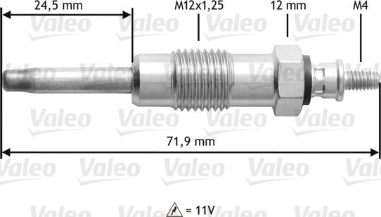 Valeo 345140 - Kvēlsvece ps1.lv