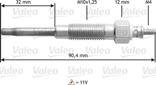 Valeo 345141 - Kvēlsvece ps1.lv