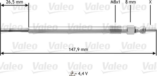 Valeo 345142 - Kvēlsvece ps1.lv