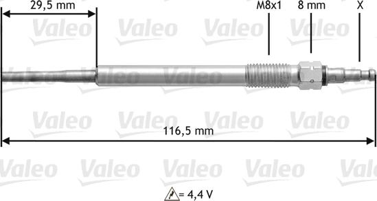 Valeo 345147 - Kvēlsvece ps1.lv