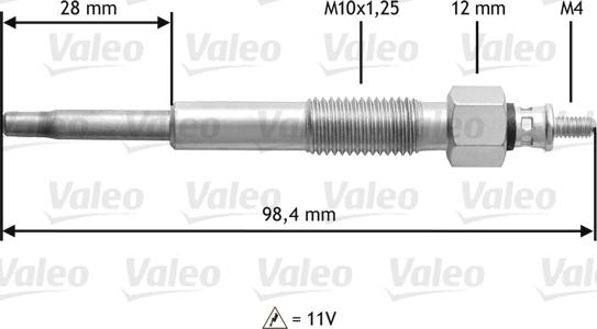 Valeo 345155 - Kvēlsvece ps1.lv