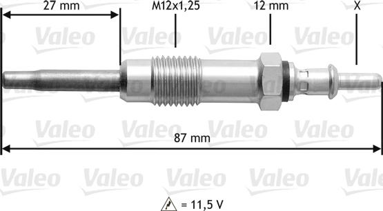 Valeo 345151 - Kvēlsvece ps1.lv