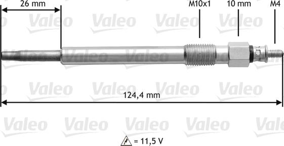 Valeo 345 162 - Kvēlsvece ps1.lv