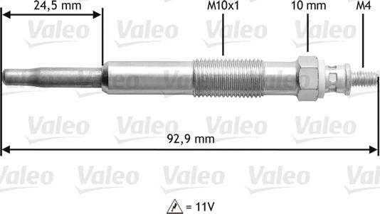 Valeo 345106 - Kvēlsvece ps1.lv