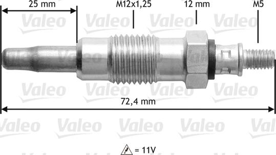 Valeo 345119 - Kvēlsvece ps1.lv