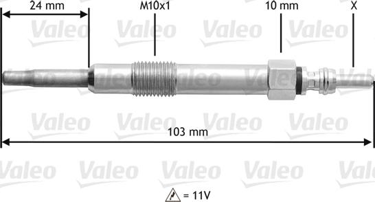 Valeo 345114 - Kvēlsvece ps1.lv