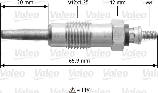 Valeo 345111 - Kvēlsvece ps1.lv