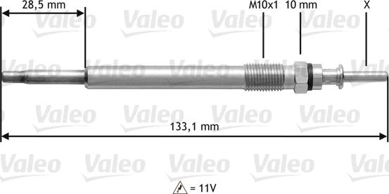 Valeo 345113 - Kvēlsvece ps1.lv