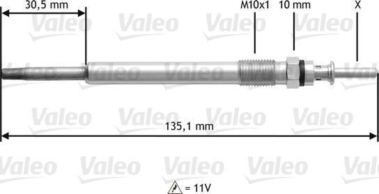 Valeo 345112 - Kvēlsvece ps1.lv