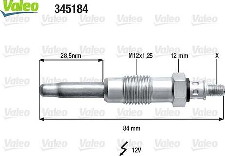 Valeo 345184 - Kvēlsvece ps1.lv