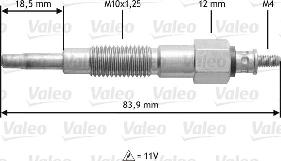 Valeo 345180 - Kvēlsvece ps1.lv