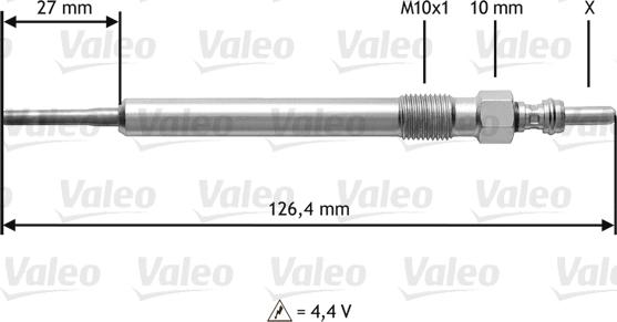 Valeo 345 183 - Kvēlsvece ps1.lv