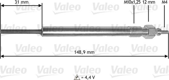 Valeo 345 182 - Kvēlsvece ps1.lv