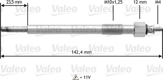 Valeo 345 187 - Kvēlsvece ps1.lv