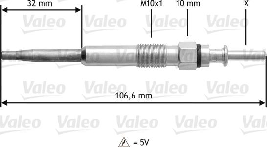 Valeo 345134 - Kvēlsvece ps1.lv