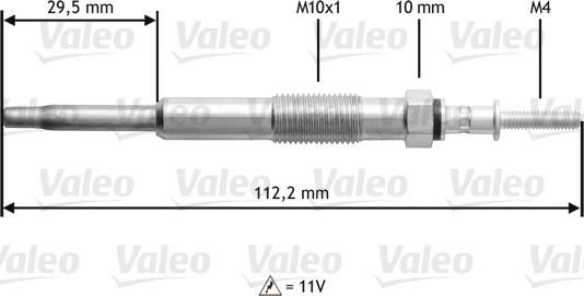 Valeo 345135 - Kvēlsvece ps1.lv