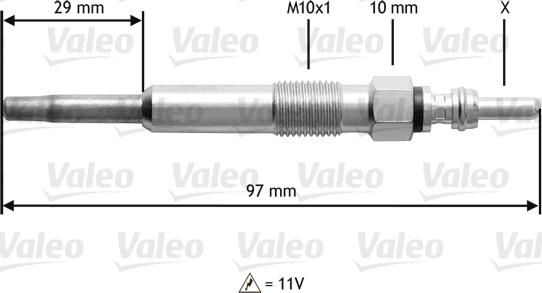 Valeo 345136 - Kvēlsvece ps1.lv