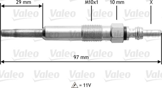 Valeo 345130 - Kvēlsvece ps1.lv