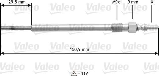 Valeo 345131 - Kvēlsvece ps1.lv