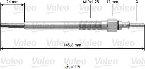 Valeo 345133 - Kvēlsvece ps1.lv