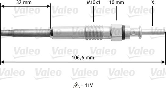 Valeo 345132 - Kvēlsvece ps1.lv