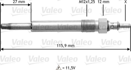 Valeo 345129 - Kvēlsvece ps1.lv