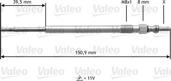 Valeo 345174 - Kvēlsvece ps1.lv