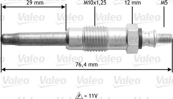 Valeo 345170 - Kvēlsvece ps1.lv