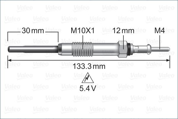 Valeo 345243 - Kvēlsvece ps1.lv